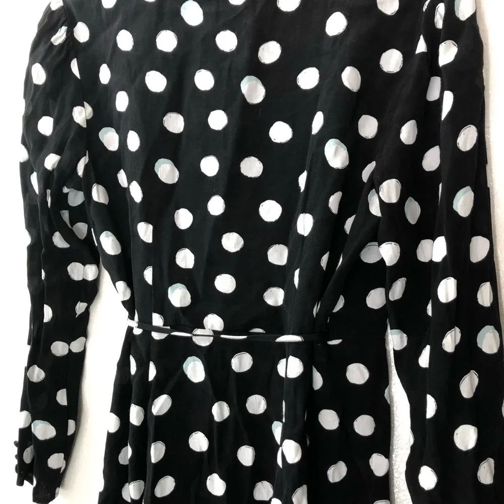Topshop Polka Dot Wrap Dress